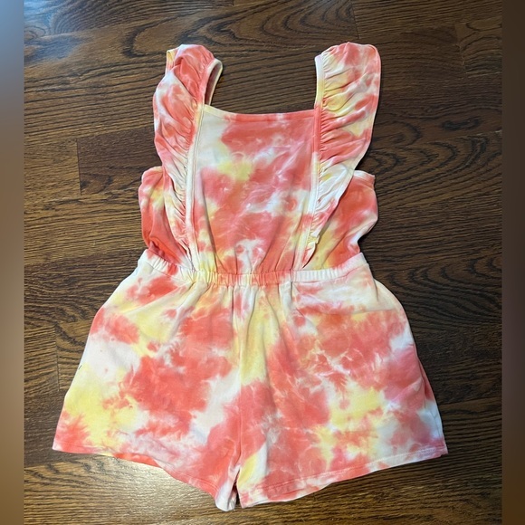Tucker + Tate girls ruffle romper size 6 like new - Picture 2 of 3